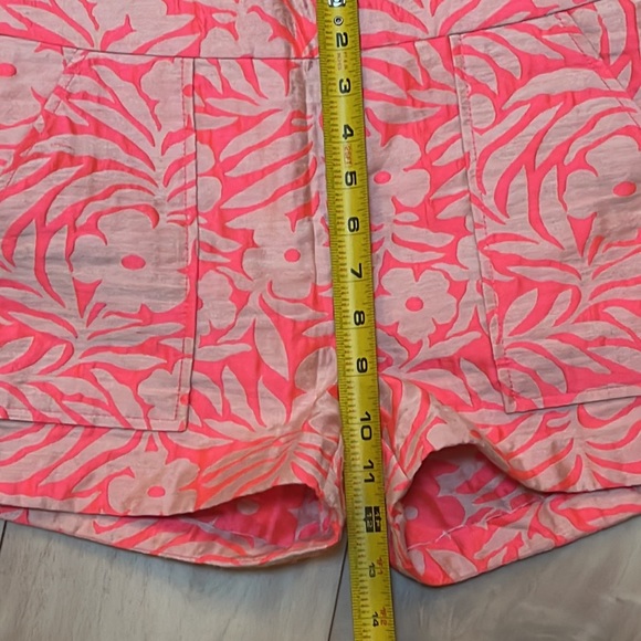 J. Crew 💕Shorts XS or 00 Pink and Hot Neon High waist pockets Woven Shorts - Picture 4 of 7